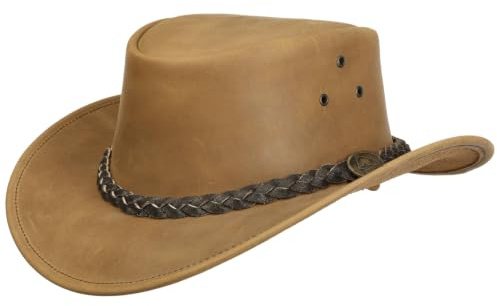 Scippis Wigan Läderhatt - XL (60-61 cm) cognac
