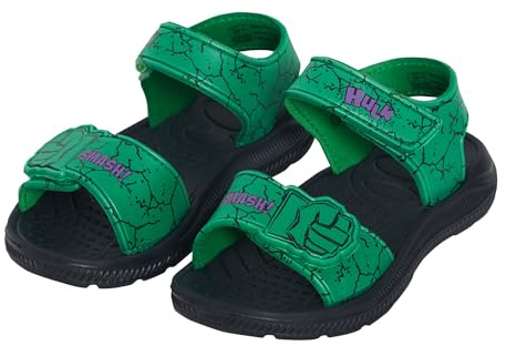 Marvel Incredible Hulk Sandalen für Jungen, Sommer-Slider, wasserdichte Eva-Strandschuhe