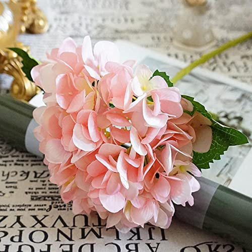 Künstliche Blumen aus Seide, Hortensien, Brautstrauß, Hochzeit, Zuhause, Neujahr, Dekoration, Zubehör für Vasen, Pflanzen, Arrangement, Rosa