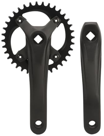 Zisemeil 104 BCD Mountain Single Speed Kurbelgarnitur 36T Vierkantloch Kurbel Positive Negative Zähne Einzelscheibe 7-12 Geschwindigkeit Modifikationszubehör