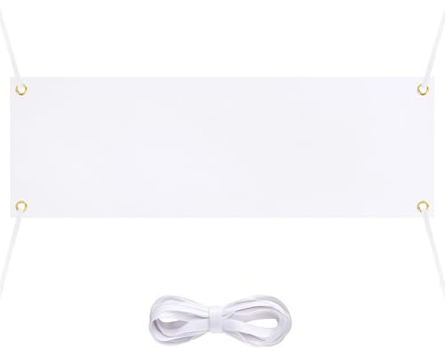 Striscione Personalizzato,Cartellone Bianco Grande,Banner Compleanno Grande,60x180cm Striscione Per Matrimonio Compleanno Matrimoni Eventi Scolastici Anniversari Dipingere