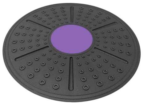 Garneck Planche D'équilibre Améliore L'équilibre en Pp Points de Massage et Base Sphérique et Stabilise les Muscles Centraux pour Entraînement Fitness