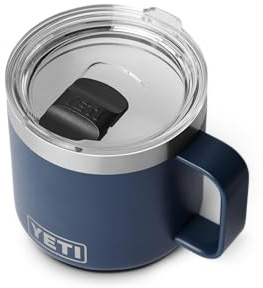 YETI Rambler 14 oz (414 ml) Stapelbare Tasse Mit Durasip Keramikbeschichtung - Navy