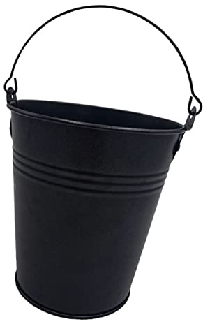 CLISPEED Seau à Graisse pour Barbecue Fer Robuste Poignées Capacité Pratique pour Récupération Huile pour Nettoyage De Gril Et Cuisson Extérieur