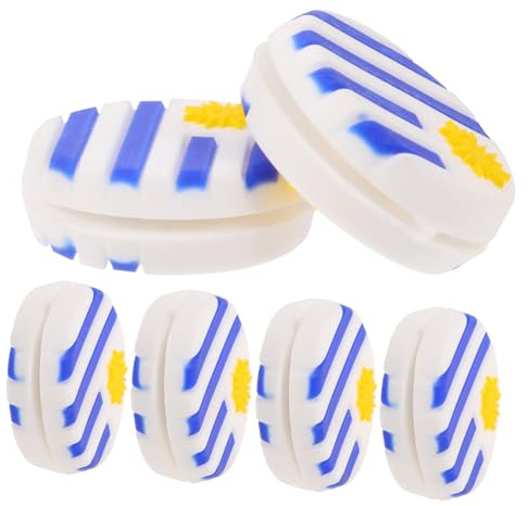 DECORNIJIA 6 Pezzi Ammortizzatori Tennis in Silicone per Racchetta Smorzatori Vibrazioni Antivibrazione Piccoli e Resistenti per Maggiore Controllo e Comfort nel Gioco