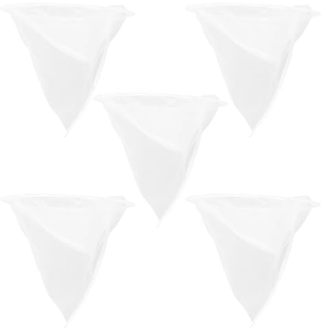 Toyvian 5 Piezas Colador de Miel de Apicultura 5 Piezas, Filtro Cónico Doble Capa de Malla Fina de Nailon, Bolsa Lavable para Tamizado Preciso en Extracción y Filtración de Miel en Cubos