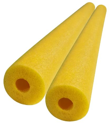 Pool Noodles Foam, 2X120CM Flexible Swimming Noodle for Kids Adults, Lightweight Floating Pool Noodles with Hole, Multipurpose Swimming Pools Foam Noodle, for Swim Training Float Aids