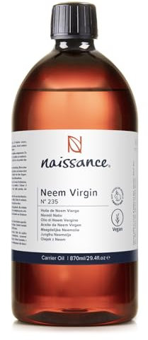 Naissance Neemöl (Nr. 235) - 870ml - Niemöl für Hautpflege, Gesicht, Kosmetik, Neem Öl für Pflanzen