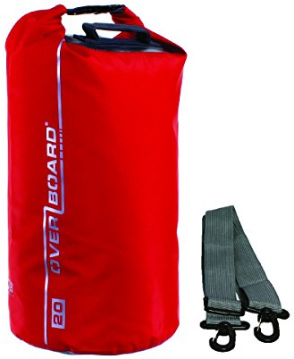 Overboard Wasserdichter Packsack OB1001R, Rot, 30 x 17 x 2 cm, 5 Liter, 1776