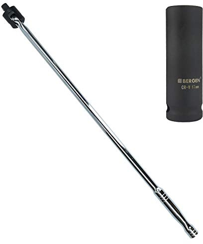 Bergen 17 mm Auto Radmuttern Entferner Buchse mit 1/2-Antrieb 24 Breaker Power Bar