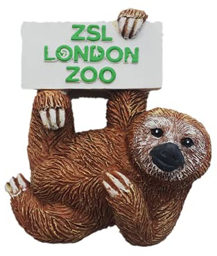 3D-Kühlschrankmagnet ZSL London Zoo England aus Kunstharz