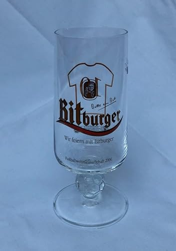 Bitburger 0,2l Glas/Bierglas/Kelch/Tulpen/Gold/Gastro/Bar/Sammlerglas
