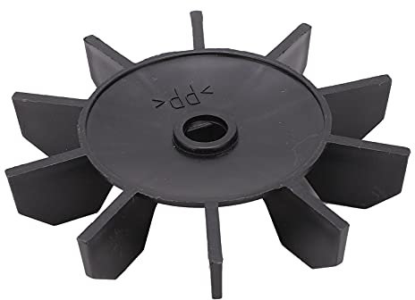 Sostituzione delle pale della ventola, ventola in plastica per motore elettrico, accessori per pale della ventola del piccolo compressore d'aria Motore Direct-on-Line Albero 14 mm Diametro esterno 135