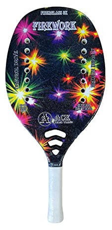 Ace Beach Tennis Raqueta Beach Tennis Racket Fiberglass 2022 (Firework)