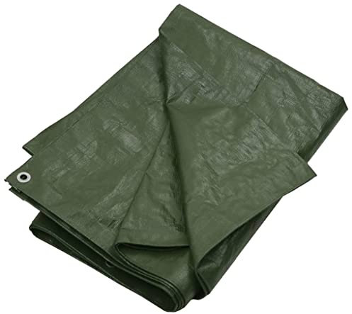 vidaXL Abdeckplane Schutzplane Gewebeplane Bootsplane Bodenplane Gartenplane Holzplane Schutzfolie Industrieplane Plane 180g/m² 2x3m Grün HDPE