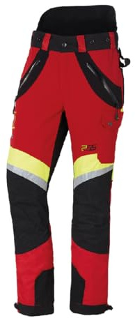 PSS Schnittschutzhose X-Treme Air Rot/Gelb Größe 60