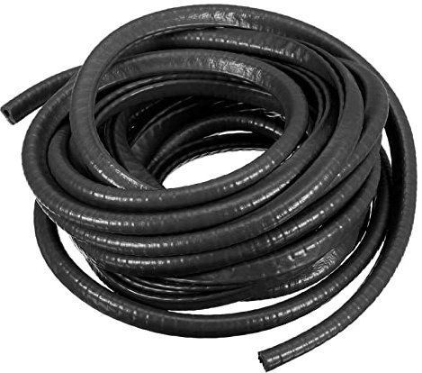 sourcing map U-Kanal-Kantenverkleidung, 4 m Länge, Gummidichtung, Kantenschutz, passend für 0,3–1,5 mm Kanten, (B x H), Schwarz