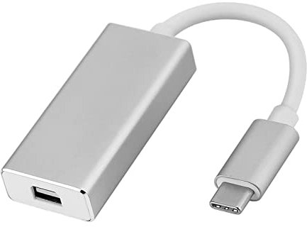 ciciglow Adaptador USB3.1 Tipo C a Mini DisplayPort Convertidor USB-C a Mini DP para (Silver)