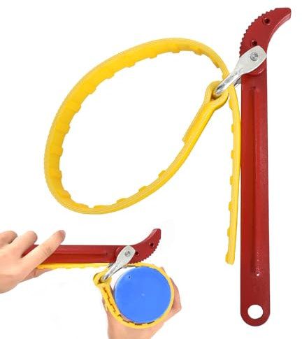 Llave Filtro Aceite Ajustables,Incluye Alicates de Filtro de Aceite,Llave de Correa de Goma,Llaves Filtro de Aceite de Correa y Llave de Tres Mordazas Filtro Aceite,Car Tool (12)