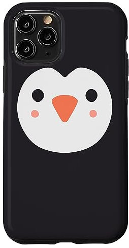 Hülle für iPhone 11 Pro Pinguin-Gesicht Arctic Cute Funny North Pole Baby Winter Vogel