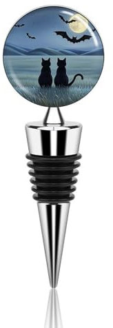 The Moon at Night Bottle Stopper Beverage Bottle Sealer Reusable Wine Stopper Personalised Champagne Stopper Unique Wine Bottle Corks Keep Fresh Suitable for Standard
