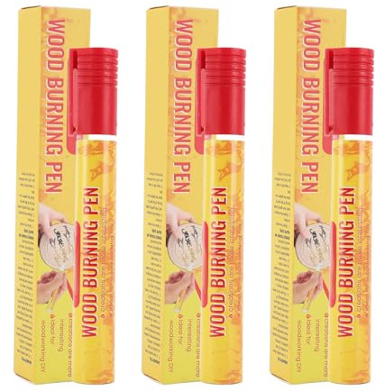 Thermochromic Wood Burning Marker Pen for Accurate Detailing, Heat Transfer, and Long Lasting Artistic Creation with Wood Burn Paste Marker, Suitable for Novice Artists