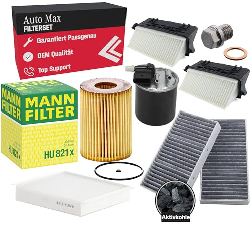 Filterset Inspektionspaket Mercedes GLE ML M W166 | GLS GL X166 | 350d (258 PS) | OM642 2987 ccm | Diesel