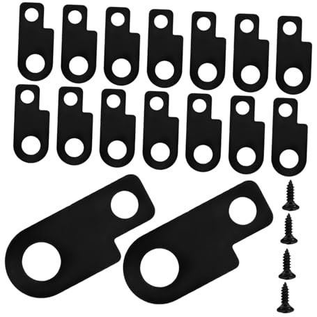 ifundom 16sätze Gitarrenpedalhalter Aus Metall Montagehalterungen Gitarren-pedalboards Gitarrenhalterung Mit Schrauben Für Effektpedale Wiederverwendbare Gitarrenteile