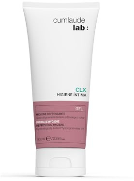 Cumlaude Lab - Higiene Íntima CLX Gel, Gel Limpiador con Clorhexidina, Activo Vegetal y pH Neutro, Aporta una Acción Higienizante, Refrescante, Protectora e Hidratante - 100 ml