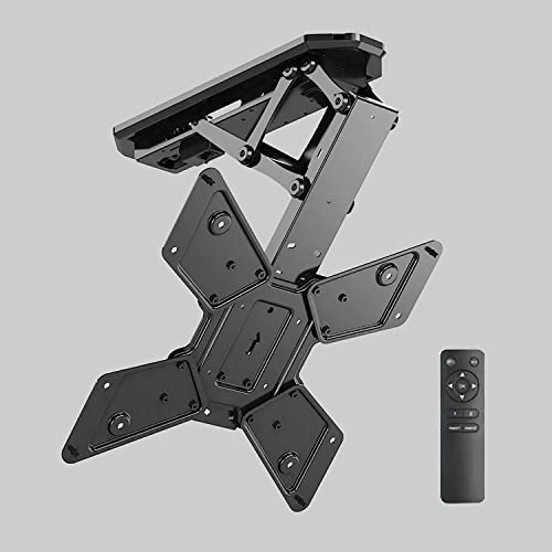 HYJYGM TV Stand Multifunction Motorized Tv Mount, Electric Flip Down Pitched Roof Mount with Remote Control and Memory Setting, for Screen 32 - 55 TVs TV Mount TV Stand