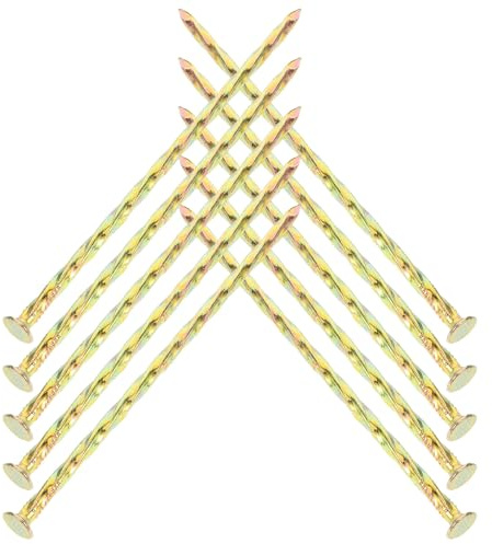 Piquets Fixes en Spirale 10 Pièces Acier au Carbone | Installation Sécurisée, Usage Extérieur, Résistance à L’usure, pour Canopies et Bordures de Sol