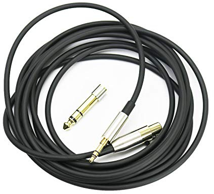 NewFantasia Replacement Audio Upgrade Cable Compatible with AKG K240, K240S, K240MK II, Q701, K702, K141, K171, K181, K271s, K271 MKII, M220, Pioneer HDJ-2000 Headphones 2meters/6.6feet