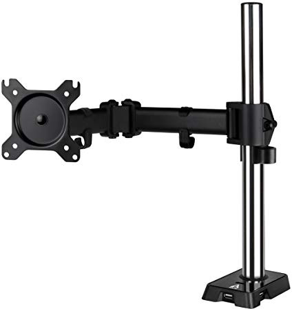 ARCTIC Z1 (Gen 3) – Braccio Monitor per Scrivania, Inclinabile e Ruotabile per Schermi e Televisori da 13″ a 43″/49'' Ultrawide, fino a 15 Kg, Hub 3.0 Usb a 4 Porte con Alimentatore – Nero