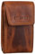 STILORD 'Lenn' Schlüsseletui Leder RFID Vintage Schlüsselmäppchen Key Organizer Schlüssel-Tasche Autoschlüssel Geldbörse Kartenetui Damen und Herren aus Echt-Leder, Farbe:Kara - Cognac