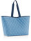 reisenthel classic shopper XL rhombus blue Geräumige Shopping Bag und edle Handtasche in einem Aus wasserabweisendem Material