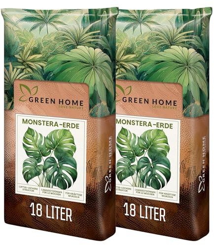 Green Home Terreau Aroid 36L – Substrat spécial Monstera, Philodendron & Plantes Tropicales – Terreau avec Perlite pour Un Drainage Optimal