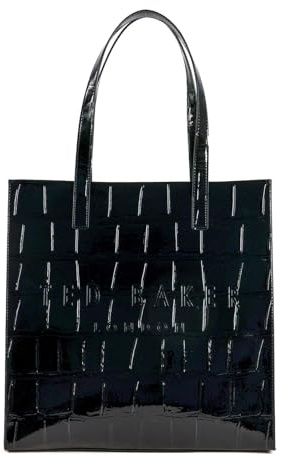 Ted Baker shoulder bag Croccon Croc Effect Icon Bag Jet - Black