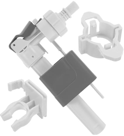 Yardenfun Concealed Toilet Tank Fill Valve and Water Stop Valve 1.6cm Pipe Diameter 3/8 Inch Thread for Bathroom Toilet Tank Parts Replacement