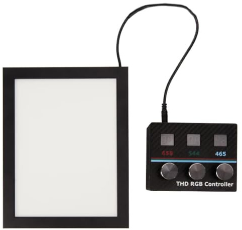 RGB-diabetrachter-leuchtkasten, 130 X 180 Mm Led-leuchtplatte, Mit Individuell Einstellbarem RGB-drehknopf, Für Die Digitalisierung Von Dias Und Filmnegativen