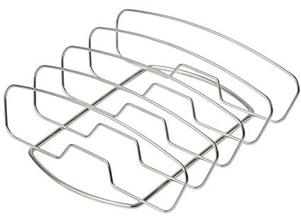 Char-Broil 140 569 - Körbe Kotelett-Rippchenhalter, Silber.