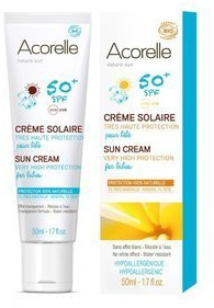 Crema Solar Bebé Spf50+ Bio 50 Ml de Acorelle