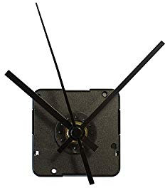 TFA Dostmann 60.3024.01 Uhrwerk, zum Basteln, Wanduhr selbst gestalten, mit Zwei Uhrzeigersets (schwarz mit Batterie)