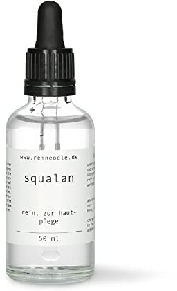 reineoele Squalan Öl - vegan leichtes Haut- und Haarpflegeöl, Squalane Gesichtsöl, feuchtigkeitsspendend für eine gesunde Hautbarriere, Squalan bio rein pflanzlich squalane oil squalanöl