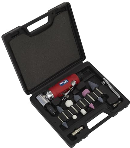 Sealey GSA675 15pc 90° Angle Air Die Grinder Kit