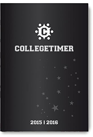 Collegetimer Black Label 2022/2023 - Schüler-Kalender A6 (10x15 cm) - schwarz - Day By Day - 352 Seiten - Terminplaner - Notizbuch - Alpha Edition (Collegetimer A6 Daily)