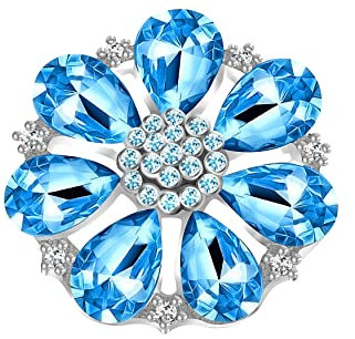 Andante CHUNK Click-Button Druckknopf für Chunk-Armbänder, Chunk-Ringe und andere Chunk-Accessoires - Blume