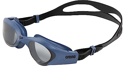 ARENA The One Schwimmbrille für Erwachsene, Unisex-Schwimmbrille mit Großen Gläsern, UV-Schutz, Selbstregulierender Nasensteg, Orbit-Proof-Dichtungen, Gläser mit Anti-Beschlag-Beschichtung