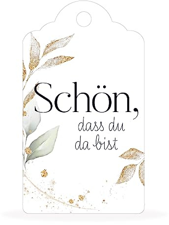 Anhänger Rechteck - 70 x 40 mm - eukalyptus gold