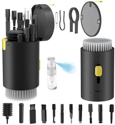 Tastatur Reinigungsset, 20 in 1 Screen Cleaner Kit Handy, Tastaturreiniger mit Bürste Keyboard Cleaner, Airpod, Laptop Cleaner for Tablet, Computer, PC-Monitor, Kamera