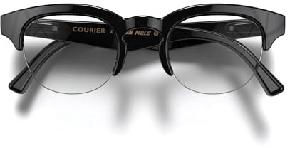 LONDON MOLE® Courier Gafas de lectura | Lectores clásicos de líneas de cejas vintage | Unisex femenino masculino | Bisagras de muelle